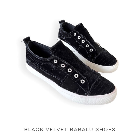 Corkys Shoes - Black Velvet Babalu Shoes